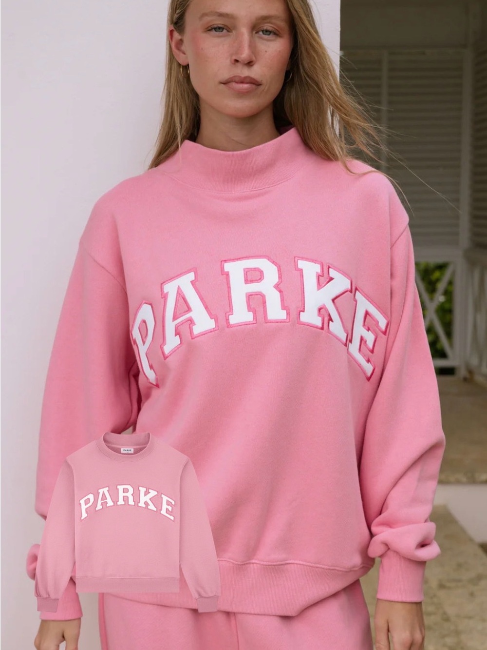 ParkerMock-Neck Sweatshirt -Conche Summerland
